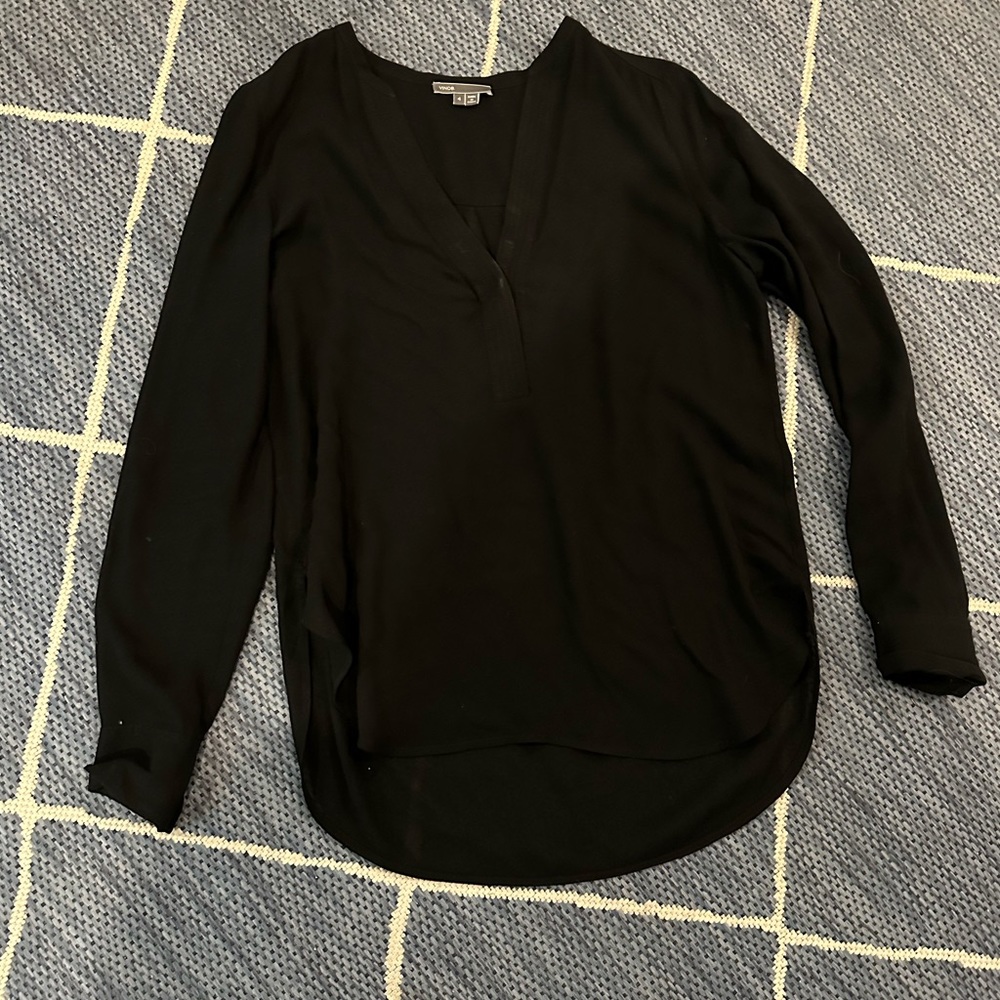 Black Vince Blouse